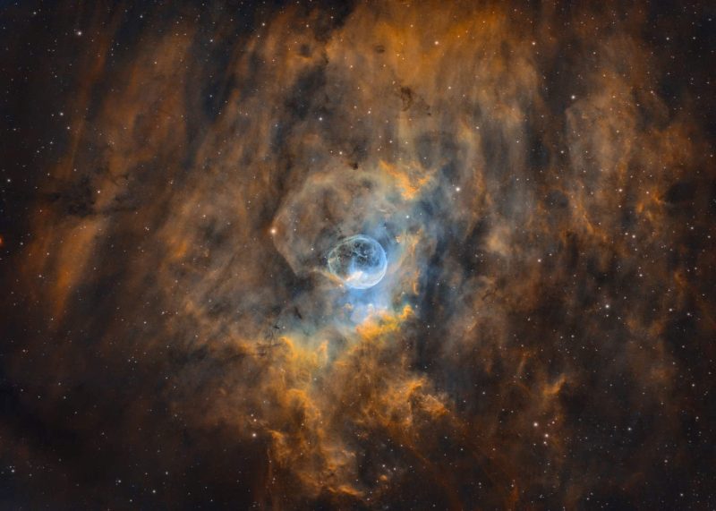 Processed astrophotography result using data from SkyShare Astro Astrophotography data