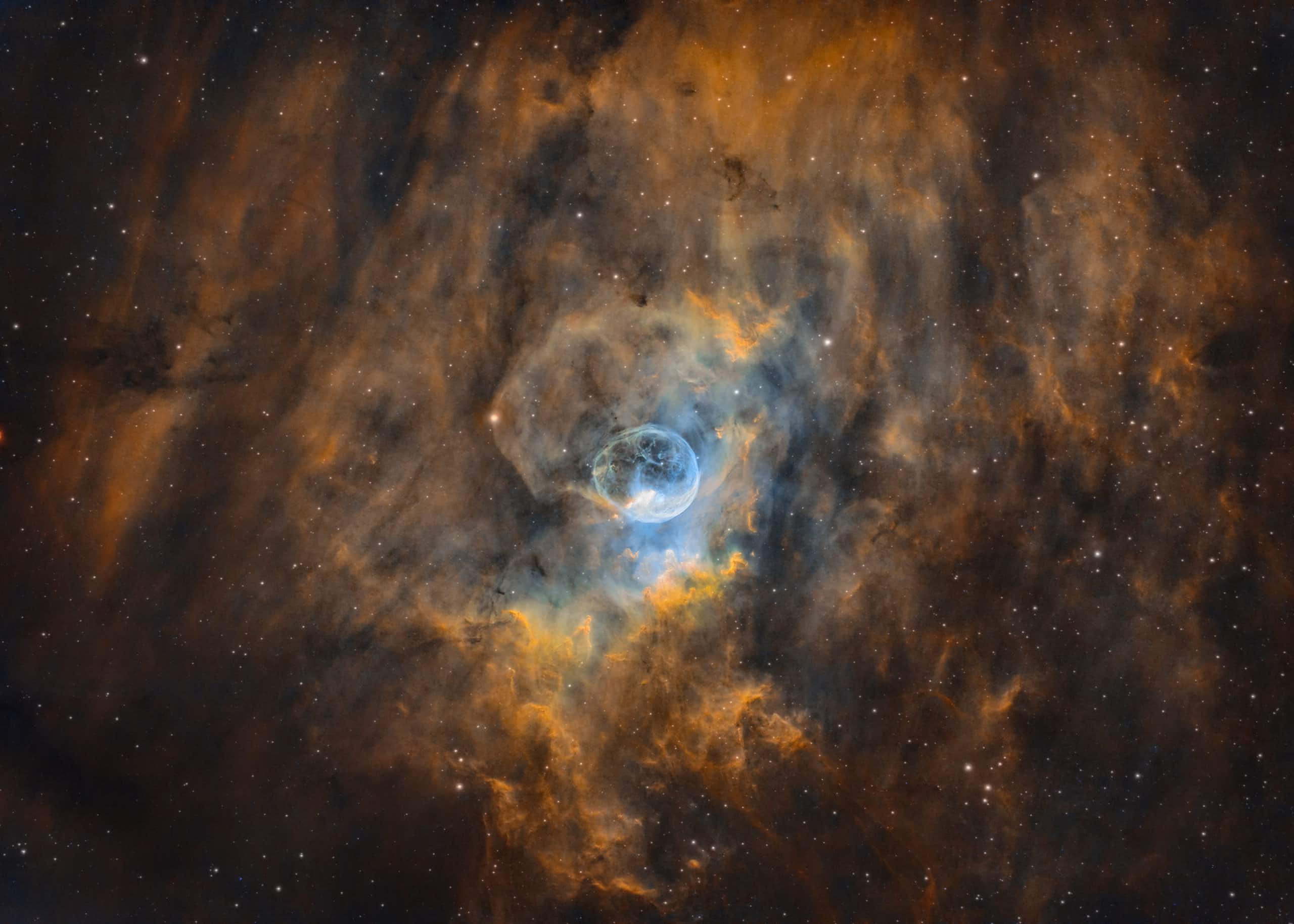 Processed astrophotography result using data from SkyShare Astro Astrophotography data